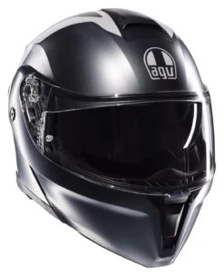 AGV Streetmodular Resia Helmet -The Motorcyc agv streetmodular resia helmet grey silver red