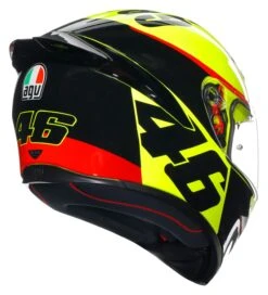 AGV K1 S Grazie Vale Helmet -The Motorcyc agvk1 s grazie vale helmet black hi viz yellow 2