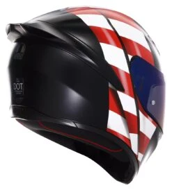 AGV K1 S US Flag Helmet -The Motorcyc agvk1 sus flag helmet matte black red white blue 2