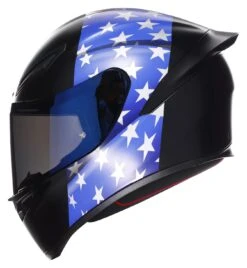 AGV K1 S US Flag Helmet -The Motorcyc agvk1 sus flag helmet matte black red white blue 3