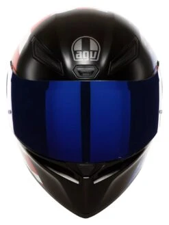AGV K1 S US Flag Helmet -The Motorcyc agvk1 sus flag helmet matte black red white blue 6