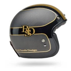Bell Helmets Bell Custom 500 RSD Player Helmet -The Motorcyc bell custom500 rsd player helmet black gold 5