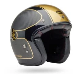 Bell Helmets Bell Custom 500 RSD Player Helmet -The Motorcyc bell custom500 rsd player helmet black gold 6