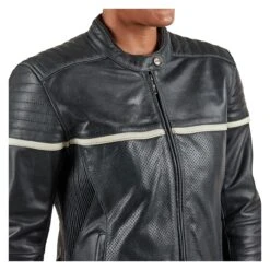 BILT Alder 2 Women's Leather Jacket -The Motorcyc bilt alder2 womens leather jacket black cream 2