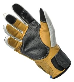 Biltwell Belden Gloves -The Motorcyc biltwell belden gloves white tan black 1