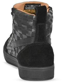 Cortech Slayer Checkered Shoes -The Motorcyc cortech slayer canvas checkered shoes black 5