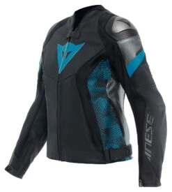Dainese Avro 5 Women's Leather Jacket -The Motorcyc dainese avro5 womens leather jacket black blue 2