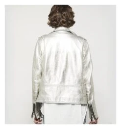 First Manufacturing X BH&BR Deirdre Women's Jacket -The Motorcyc first manufacturing deirdre womens jacket silver 3