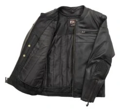 First Manufacturing Nemesis Jacket -The Motorcyc first manufacturing nemesis jacket black 2