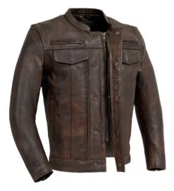First Manufacturing Raider Jacket -The Motorcyc first manufacturing raider jacket brown 2