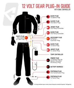 Gerbing 12V G4 Heated Gloves -The Motorcyc gerbing12 vg4 heated gloves 1