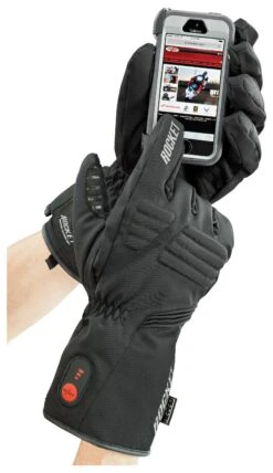 Joe Rocket 7V Rocket Burner Heated Gloves -The Motorcyc joe rocket rocket burner gloves black 2