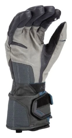 Klim Badlands GTX Gloves -The Motorcyc klim badlands gtx gloves grey 1