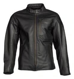 Klim Sixxer Leather Jacket -The Motorcyc klim sixxer leather jacket gunmetal grey 1