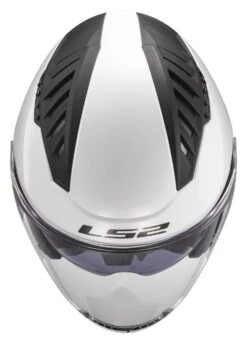 LS2 Copter Helmet - Solid -The Motorcyc ls2 copter helmet solid white 5