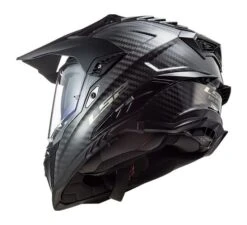 LS2 Explorer Carbon Helmet - Solid -The Motorcyc ls2 explorer carbon helmet solid matte carbon 2