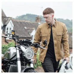 Merlin Brody Utility Riding Shirt -The Motorcyc merlin brody utility riding shirt camel