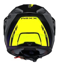 Nexx X Vilijord Hi-Viz Carbon Helmet (MD) -The Motorcyc nexx x vilijord hi viz helmet black hi viz yellow 3