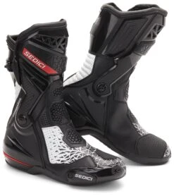 Sedici Corsa 2 Boots -The Motorcyc sedici corsa2 boots black white