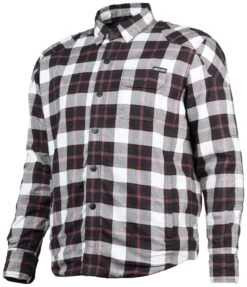 Street & Steel Mission Moto Riding Shirt -The Motorcyc street steel mission moto riding shirt black white red